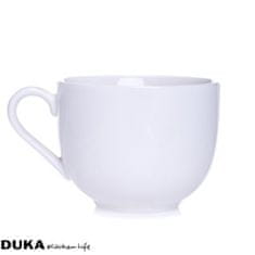 DUKA Felicia Skodelica S Podstavkom 130 Ml Beli Porcelan