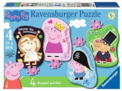 Ravensburger Puzzle Peppa Pig 4v1 (4,6,8,10 kosov)