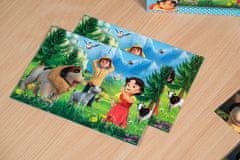 Ravensburger Puzzle Heidi: Čas skupaj v gorah 2x12 kosov