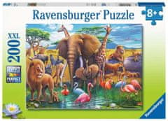 Ravensburger Puzzle Živali na napajališču XXL 200 kosov