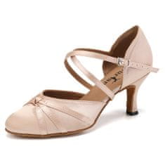 Burtan Dance Shoes Vienna standard, čevlji za klasični ples, Roza 7,5 cm, 35