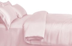 Svilena prevleka za odejo - Pearl Pink , 150x200