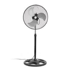 Zaparevrov Industrijski stojalo ventilator Ø 45 cm 75 W črno