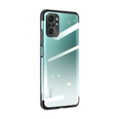 slomart clear colour case gel tpu galvaniziran okvir za xiaomi redmi note 10 5g / poco m3 pro črn