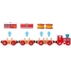 Bigjigs Rail Požarni vlak + 3 proge