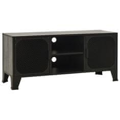 Greatstore TV omarica siva 105x36x47 cm kovina in MDF