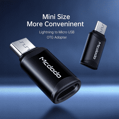 Mcdodo MCDODO TIPA C ADAPTER ZA MICRO BLACK OT-7690