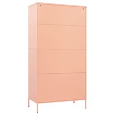 Vidaxl Garderobna omara roza 90x50x180 cm jeklo