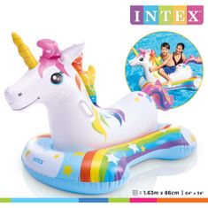 Vidaxl Napihljiva vzmetnica Intex Unicorn, 163x86 cm