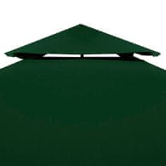 Vidaxl Nadomestna streha za paviljon 310 g / m2 zelena 3 x 3 m