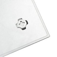 Vidaxl Stenska magnetna tabla iz stekla 80x60 cm
