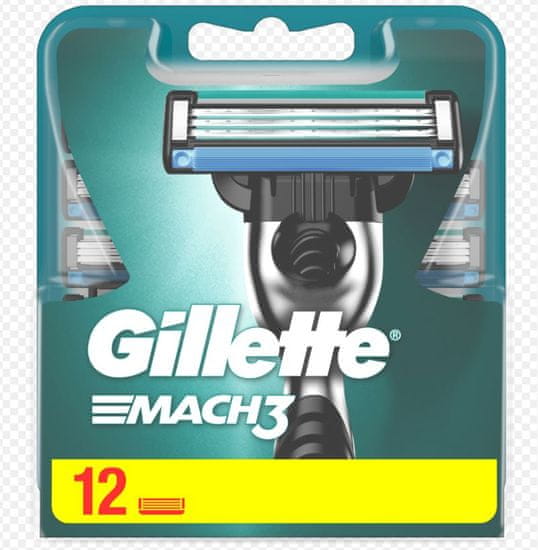 Gillette Mach 3 nadomestna rezila, 12 kosov