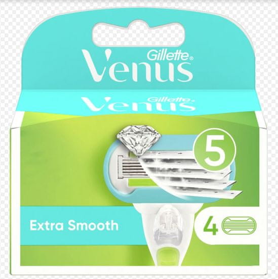 Gillette nadomestna rezila Venus ExtraSmooth, 4 kosi