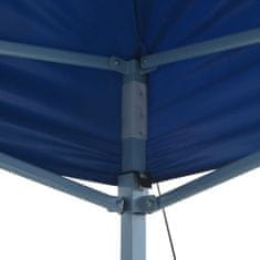 shumee Profesionalni zložljivi šotor za zabavo 3 x 4 m jekleni modri