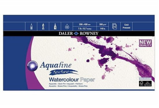 Daler Rowney Blok akvarelni Aquafine 20x40 cm 300g 12 listni CP