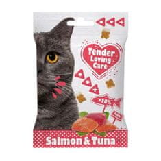 Duvo+ Tender Loving Care Mehka poslastica za mačke losos in tuna 50g