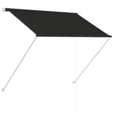 Vidaxl Zložljiva tenda 150x150 cm antracit