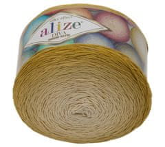 Alize Preja DIVA ombre batik - 250g / 875 m - gorčična