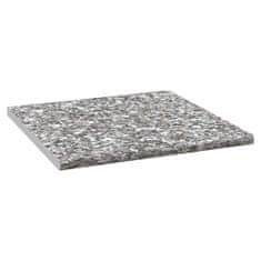 Vidaxl Kuhinjski pult siv z granitno teksturo 60x60x2,8 cm iverna pl.
