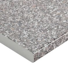 Vidaxl Kuhinjski pult siv z granitno teksturo 60x60x2,8 cm iverna pl.