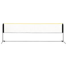 Greatstore Nastavljiva mreža za badminton 500x103x94-158 cm kovinska