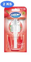 OZON rezervno polnilo električnega osvežilca zraka 19 ml Strawberry (2 kosa)