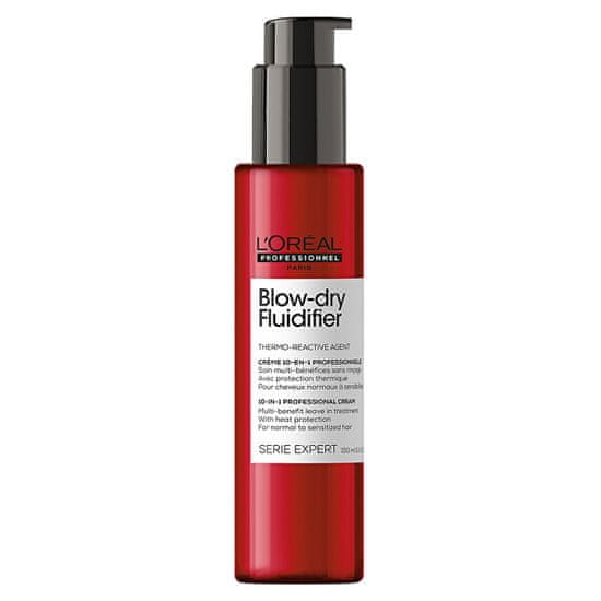 Loreal Professionnel Expert Blow-Dry Fluidifier, ki pušča toplotno zaščitno (Shape Memory Cream - Leave in)