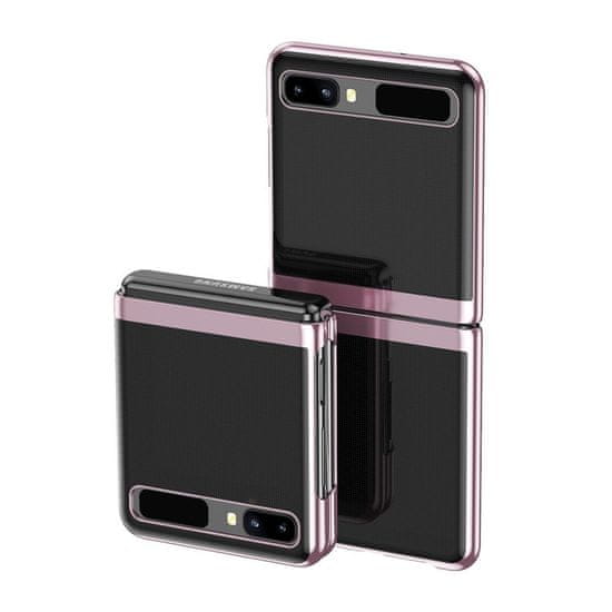 MG Plating Case ovitek za Samsung Galaxy Z Flip, roza