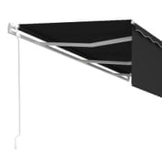 Vidaxl Samodejno zložljiva tenda z zaveso, 6x3 m, antracit