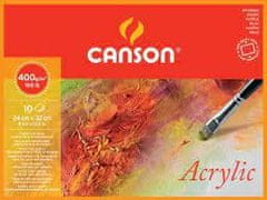 Rayher.	 Blok Canson Acrylic 24x32 cm 400 g, 10 listni; fina struktura