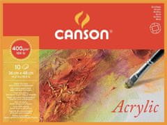 Rayher.	 Blok Canson Acrylic 36x48 cm 400 g, 10 listni; fina struktura