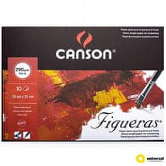 Rayher.	 Blok Canson Figueras 19x25 cm 290 g, 10 listni