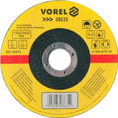 Vorel  Kovinsko kolo 125 x 22 x 2,5 mm