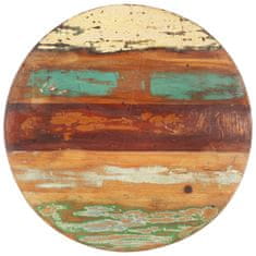 Vidaxl Okrogla mizna plošča 60 cm 15-16 mm trden predelan les