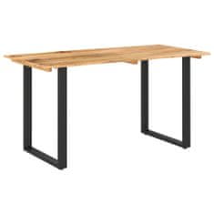Greatstore Jedilna miza 140x70x76 cm trden akacijev les