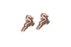 BeWooden ženske Božič uhani Deer Christmas Earrings univerzalna