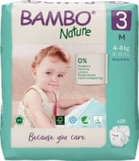 Bambo Nature plenice, 28 kosov, za 4-8 kg