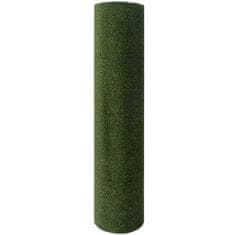 Vidaxl Umetna trava 1,5x5 m/7-9 mm zelena