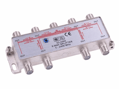 Cabletech Delilnik satelitski 8-vejni "F" 5-2450 MHz