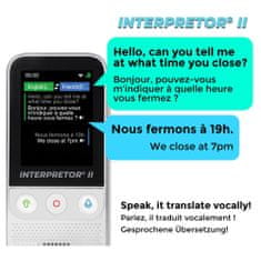 Lexibook Interpretor 2 - glasovni prevajalec z umetno inteligenco