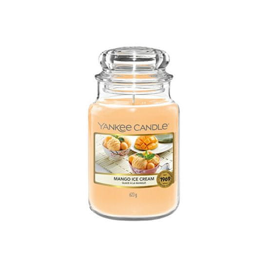 Yankee Candle Aromatična sveča Classic velika Mango Ice Cream 623 g