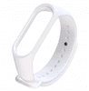 slomart Xiaomi Mi Band 3/4 Silicone pašček, Bel, White