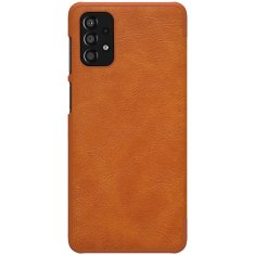 Nillkin qin case case za samsung galaxy a33 5g camera protector holster cover flip cover brown