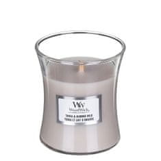 Woodwick Vaza za dišeče sveče mala Tonka & Mandljevo mleko 85 g