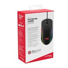 HyperX HP PulseFire Surge miška, RGB, gaming, 16000 DPI, simetrična (4P5Q1AA)