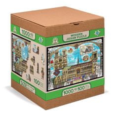 Wooden city Lesena sestavljanka Katedrala Notre-Dame 2 v 1, 1010 kosov ECO