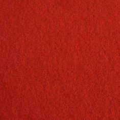 Greatstore Razstavna preproga enobarvna 1,6x12 m rdeča
