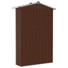 Greatstore Vrtna lopa rjava 107,5x46x183 cm pocinkano jeklo