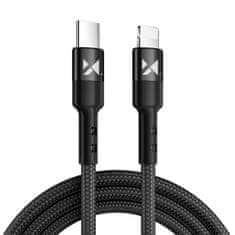 slomart wozinsky kabel usb tipa c - kabel za napajanje s strelo 18w 1m črn (wuc-pd-cl1b)