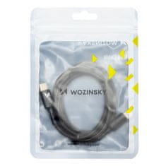 WOZINSKY Kabel USB-C Iphone Lightning Power Delivery 18W 2m črn